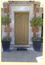 Oak Gothic Door