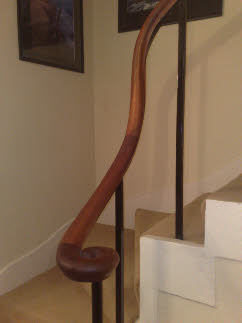 Contiuouse Handrail Sapele